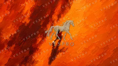 Tennis Player on an Orange Court, oil painting wallpaper