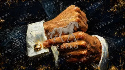 The Gold Cufflink, oil painting wallpaper