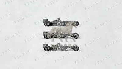 Three Red F1 Cars Noir, oil painting wallpaper