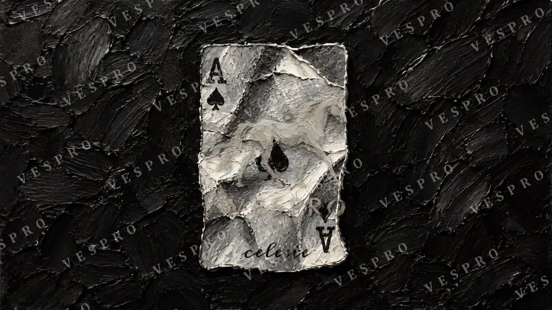 Ace of Spades, oil painting wallpaper preview
